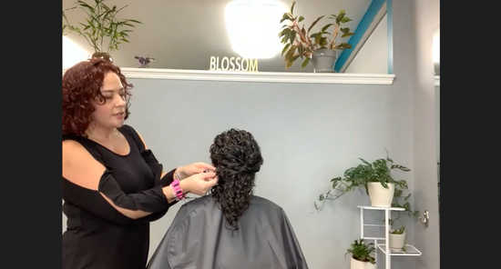 Curly Hair Updo